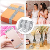 Popxstar Self-adhesive Rhinestone Strip Decorative Tape Diamond Ribbon DIY Sticker Crystal Arts Crafts Rubber Backed Drill Wall Plaster