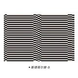Popxstar Simple Black Stripe Living Room Decoration Carpet Ins Nordic Bedroom Bedside Plush Non-slip Mat Luxury Study Cloakroom Soft Rug
