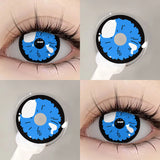 Cosplay Contact Lens Beauty Cosmetics Colored Contacts Black Lenses Halloween Makeup Cosplay White Lens Circle Block Lens