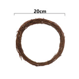 Popxstar 8-30CM Ramadan Decoration Eid Murbark Wedding Wreaths Decoration Garland Material Rattan Wreath DIY Wreath Party