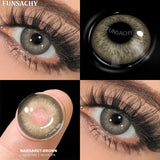 Popxstar  Fashion Color Contact Lenses for Eyes 1 Pair Korean Soft Natural Lenses Gray Pupils Eye Makeup Contacts Blue Brown Lens