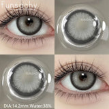 1pair Natural Color Contact Lenses for Eyes Blue Eye Lens Gray Lenses Fashion Korean Beauty Pupils Yearly Makeup Lens