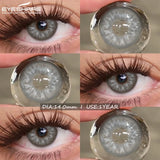Natural Brown Eyes Contacts Color Contact Lenses Gray Lenses Cosmetic Green Eyes Lenses Yearly Blue Makeup Contact Lens