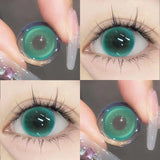 1pair New Colored Pupils for Eyes Fashion Brown Eyes Lenses Blue Contacts Green Lenses Yearly Grey Lenses Natural Lenses
