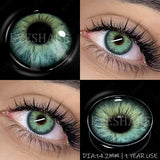 Yearly Use black Color Contact Lenses Cosmetic Natural Contact Lenses Soft Eye Lenses Beauty Pupils 1 Pair 14.2mm