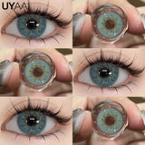 Popxstar NEW Choco Series Colored Contact Lenses Cosmetic Black Lenses Gray Contacts Lenses Women Makeup Colored Pupils Blue lenses