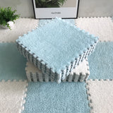 Popxstar Soft Plush Children's Mat Baby Play Mat Baby Toys Eva Foam Puzzle Carpet In Children's Room Keep Warm Playmat 30*30*1CM