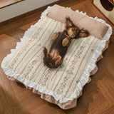 New Kawaii Pet Cat Bed Washable Small Dog House Nest Sofa Cat Mat All Seasons Dog Beds for Medium Dogs