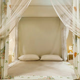 New Design 2 Layer Mosquito Net Large Space Dust Baby Anti-drop Bracket Encryption Bed Canopy Curtains 1.7M Height
