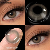 Color Contact Eye Color Lenses Makeup Natural Brown Lens Cosmetics Gray Eyes Lenses Woman Makeup Softlenses