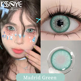 Popxstar  1 Pair New Kio Style Color Contact Lenses with Diopter Myopia Eyes Cosplay Contacts Lens  Halloween Contact Lenses Makeup
