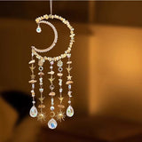 Moon Dream catcher crystal fragments Sunshine Catcher Dreamcatcher bedroom living room balcony Sun Catcher decoration pendant