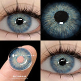 Popxstar  New Colored Contacts Lenses for Eyes Fashion Blue Contact Lens Brown Lenses Gray Pupils Yearly Cosmetic Green Contacts