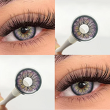 1Pair Contact Lenses Colored Pupils for Eyes Myopia Daisy Pink Cosmetics Contacts Purple Lenses Yearly Fast Shipping