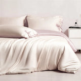 100% Bamboo Duvet Cover Set, Embroidered Rose Bedding Set, Silky Smooth Bed Sheet Set Pillowcase, for Double King Queen Size