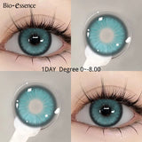 Popxstar 1Day Color contact Lenses Viviring Super Nature Pupils with Prescription Myopia Lenses Degree 0~-8.00 for Asian