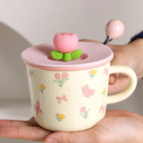 Popxstar  High Aesthetic Ins Style Ceramic Mug Creative Coffee Cup