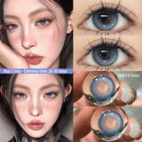 Popxstar  1 Pair Korean Brown Contact Lense Color Eye Contacts Lenses Myopic Natural Fashion Pupil High Quality  Lens Fast Shipping