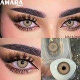 1 Pair Gray Color Contact Lenses for Eyes 14.5mm Fashion Contact Lenses Brown Natural Contact Lenses Gray Soft Lens