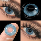 Popxstar  Fashion Color Contact Lenses for Eyes 1 Pair Korean Soft Natural Lenses Gray Pupils Eye Makeup Contacts Blue Brown Lens