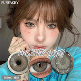 Popxstar  1 Pair Colorful Contact Lenses Natural Eye Makeup Contacts Lens for Eyes Korean Soft Lens Cosmetic Pupils Color Eye Len