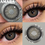 Popxstar  1 Pair Black Color Contact Lenses for Eyes 14.5mm Fashion Contact Lenses Brown Natural Contact Lenses Gray Soft Lens
