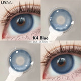 Popxstar  Fashion1 Pair  Color Contact Lenses High Quality Lenses Blue Myopia Lenses Makeup Gradient Lenses