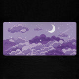 Popxstar Pink Mouse Pad Skyscape Large Mousepad 90x40 Gaming Accessories Pads Rubber Computer Desk Mat Xxl Extended Mouse Mats