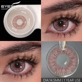 Popxstar  1 pair Colored Contact Lenses for big Eyes Natural Eye Lenses Gray Contact Green Lenses Blue Lenses Fashion Lenses