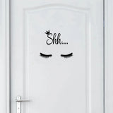 Popxstar Bathroom Wall Sticker Toilet Decor Living Room Cabinet Home Decoration Decals Beautify Self Adhesive Mural WC Sign Doorway