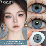 Popxstar  Fashion Colorcon Contact Lenses for Eyes Blue/Green/Brown Natural Lenses 1pair Yearly Cosmetics Pupils Color Eyes Lens