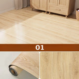 Self-Adhesive 3D Thicken Wood Grain Floor Wallpaper House Renovate Peel And Stick Wallpaper Waterproof Anti-Slip Floor Stickers