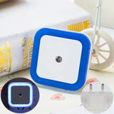 Popxstar Wireless LED Night Light Sensor Lighting Mini EU/US Plug Night Lights For Children Room Bedroom Living Room Decoration Lighting