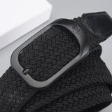 Popxstar Men's Belt Casual Woven Elastic Belt Outdoor Sports Women's Belt Climbing Work Belt Jeans Suit Pants Men's And Women's Universal