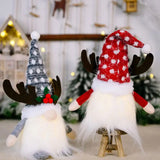 Popxstar Christmas Decorations Christmas Faceless Doll Glowing Gnome for Home Christmas Ornaments Xmas Tree Decor Navidad New Year Gift