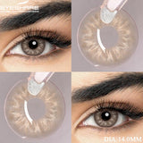 Popxstar  Blue Contact Lenses Colored Contacts for Eyes 1 pair Brown Eye Lenses Gray Lenses Yearly Cosmetic Makeup Eye Contacts