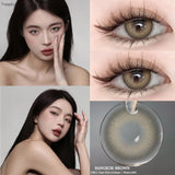 Popxstar  2pcs Colored Contact Lenses for Eye Natural Pupils Green Blue Contact Lenses Beauty Cosmetics High Quality Lens Yearly