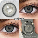Natural Soft Gray Lenses 1Pair Colored Contact Lenses Brown Eyes Lens Fashion Blue Eye Contact Yearly Makeup Green Lens