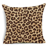 45x45cm Home Decor Animal Print Pillow Cover Leopard Tiger Zebra Cattle Cushion Cover for Living Room Sofa Decor Pillowcase