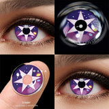 Cosplay Color Contact Lenses for Eyes Anime Eye Lens 1Pair White Black Lenses Contact Lenses Cosmetic Color Lens Eyes