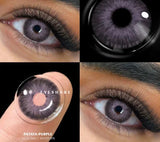 Popxstar 2pcs Colored Contact Lenses For Eyes Natural Blue Eye Lenses Gray Pupils Lens Yearly Fashion Green Contacts Black Lens HOT