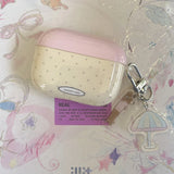Popxstar Simple Style Girl Silicone Case For AirPods1 2 For AirPods 3 For AirPods Pro Earphone Accessories Cute Pink Umbrella Dog Pendant