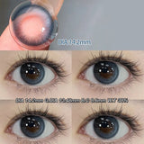 1Pair Blue Eye Lenses Contact Lenses for Eyes Color with Diopters Myopia 0 to -8.00 Degree High Quality Korean Lenses