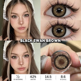 Colored Contact Lenses 14.5mm Natural Look Lenses  Women Beauty Colored Pupils Green Contact Lenses Blue Contact Lenses
