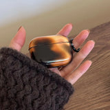Popxstar  Retro Ink Wash Amber Color Wireless Bluetooth Earphone Case For Apple AirPods 4 2024 New Protective Shell For AirPods 1 2 3 Pro2