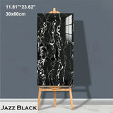 Popxstar 10-20pcs 30x60cm Self-Adhesive Marble PVC Floor Tiles Waterproof Peel Stick Wall Sticker Kitchen Bathroom Removable Home Decor ﻿