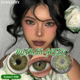 Popxstar  1 Pair Colorful Contact Lenses Natural Eye Makeup Contacts Lens for Eyes Korean Soft Lens Cosmetic Pupils Color Eye Len