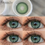 Popxstar  Natural Brown Contact Lense for Eyes Colorcon Blue Lenses Beautiful Gray Pupils Cosmetics Yearly Soft Eyes Contact Lens