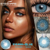 Popxstar  1 Pair Colorful Contact Lenses for Eyes Fashion Blue Eye Lenses Green Lenses Gray Eye Contacts Yearly Lens Eye Contact