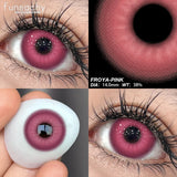 Popxstar   1pair Cosplay Color Contact Lenses for Eyes Anime Cosplay Eye Contacts Blind Black Colorful Lenses Halloween Eye Pupils